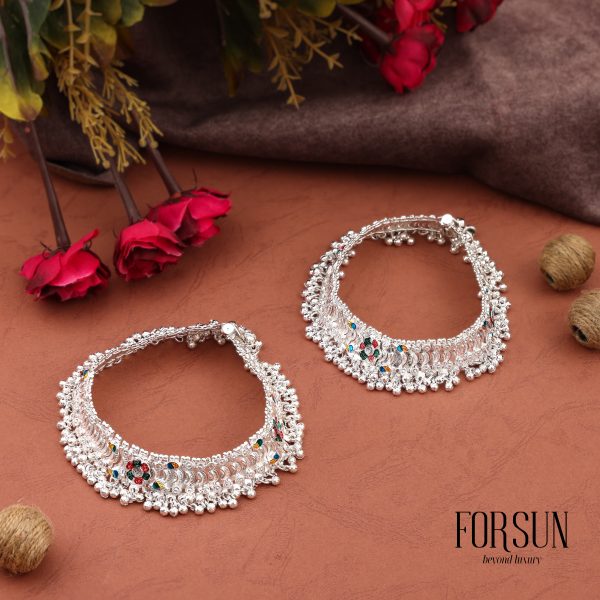 Silver Designer Payal