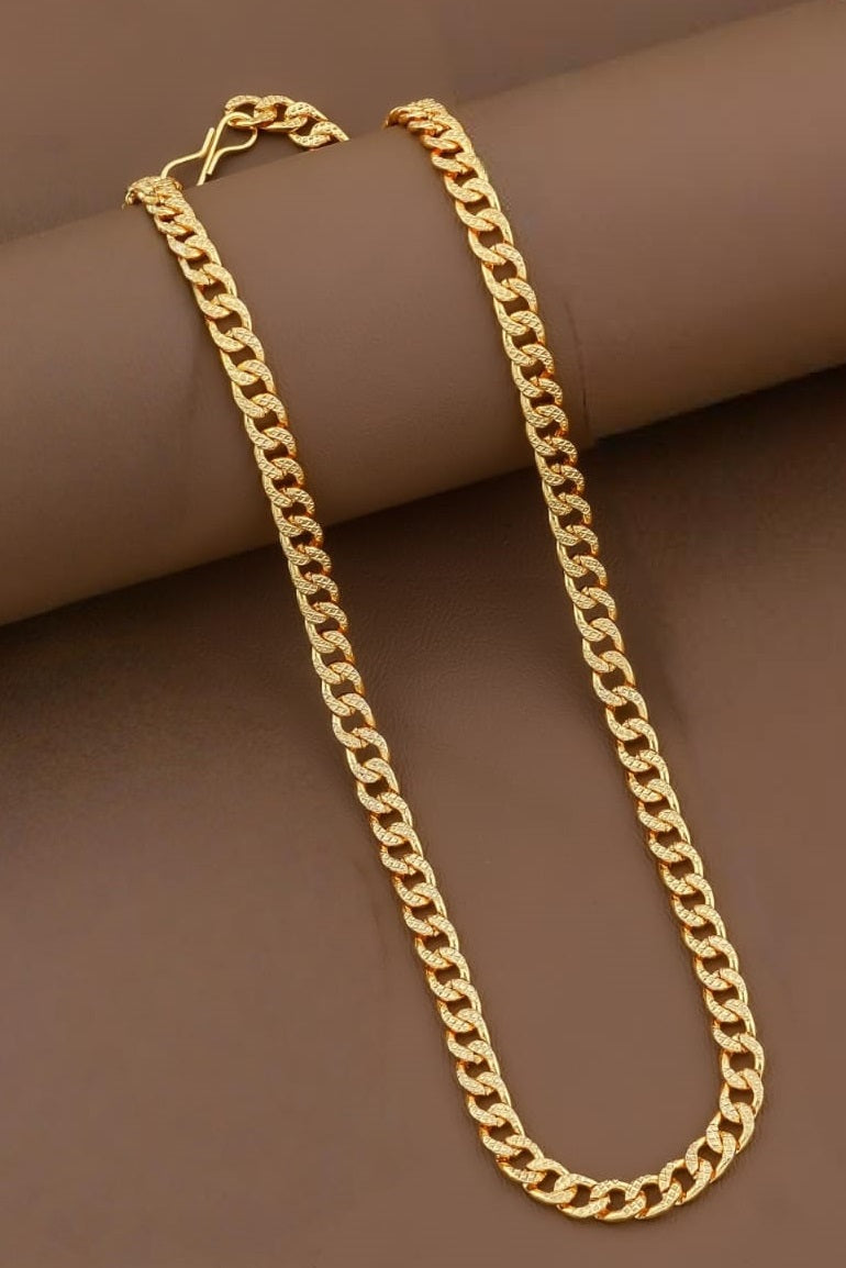 Combo of Golden Chain + Bracelet + Diamond Ring