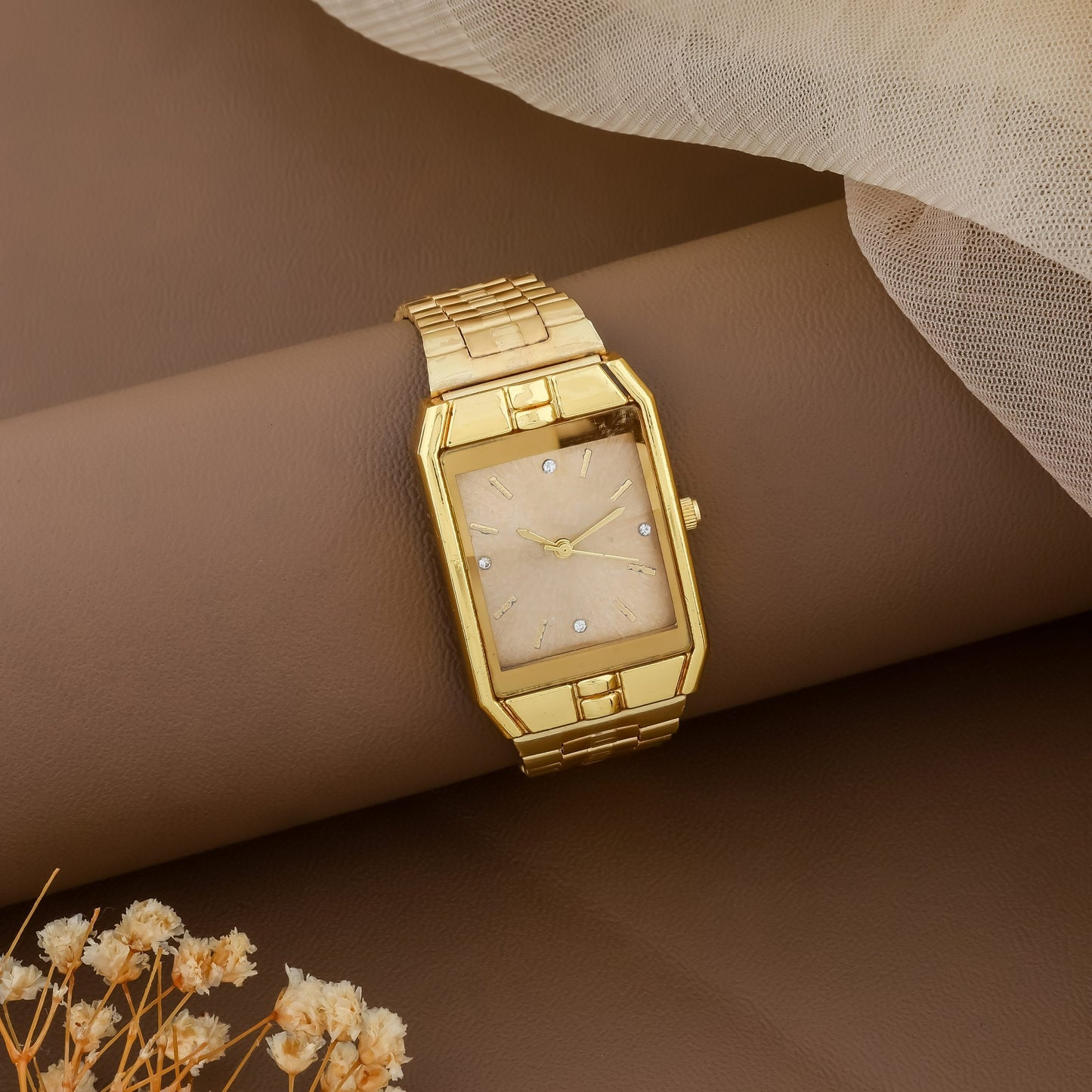 Couple Watch with Free Couple Ring