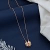 Floral Hearts Openable CZ Pendant – Rose Gold