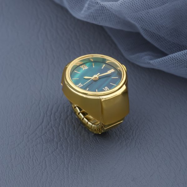 Golden Watch Ring